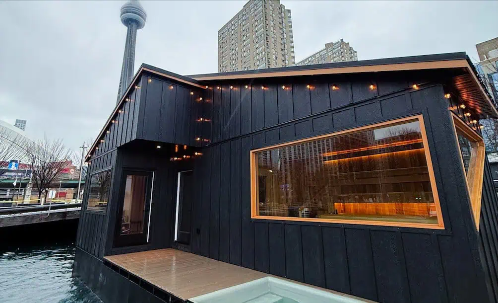 Toronto's first-ever floating sauna has officially opened