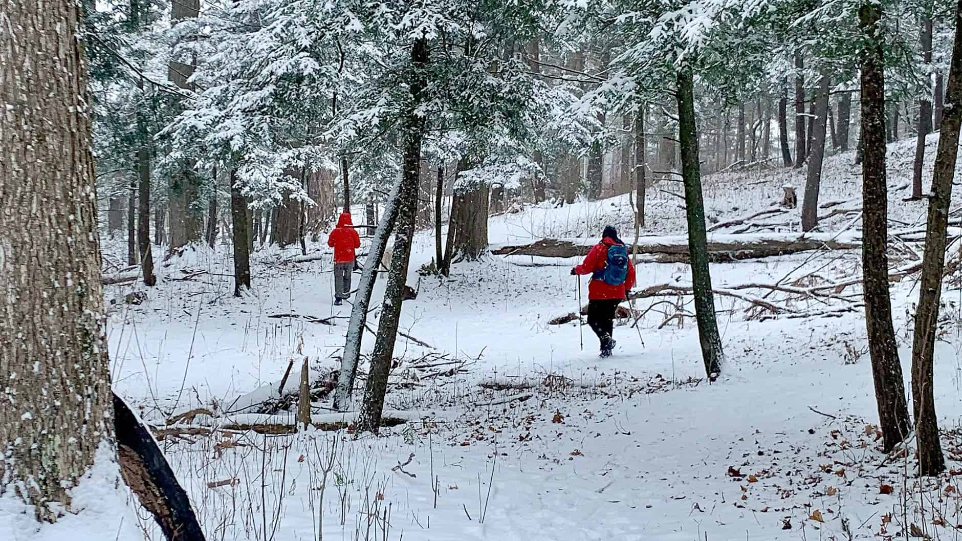 winter hiking ontario