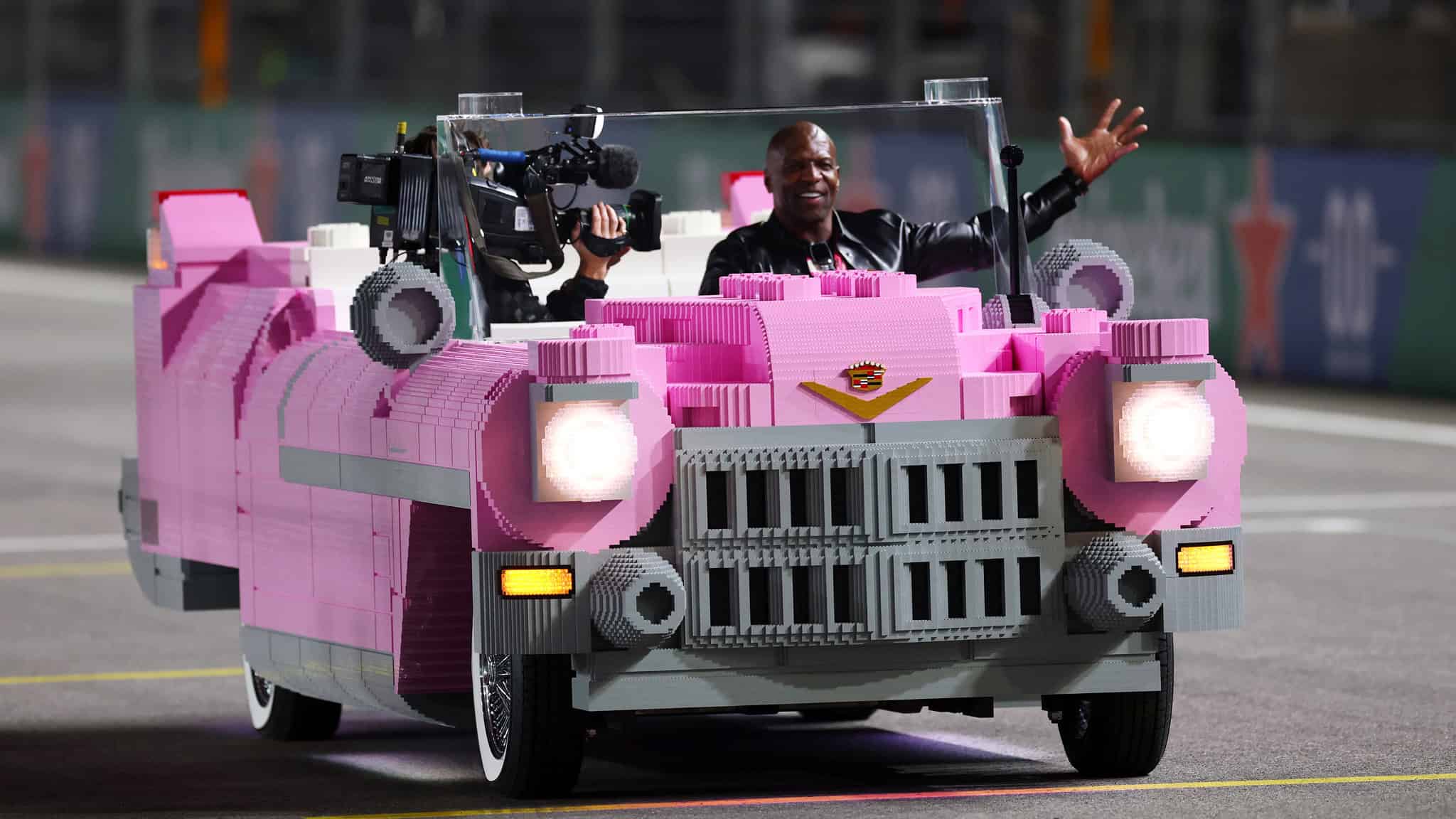 pink lego cadillac toronto autoshow